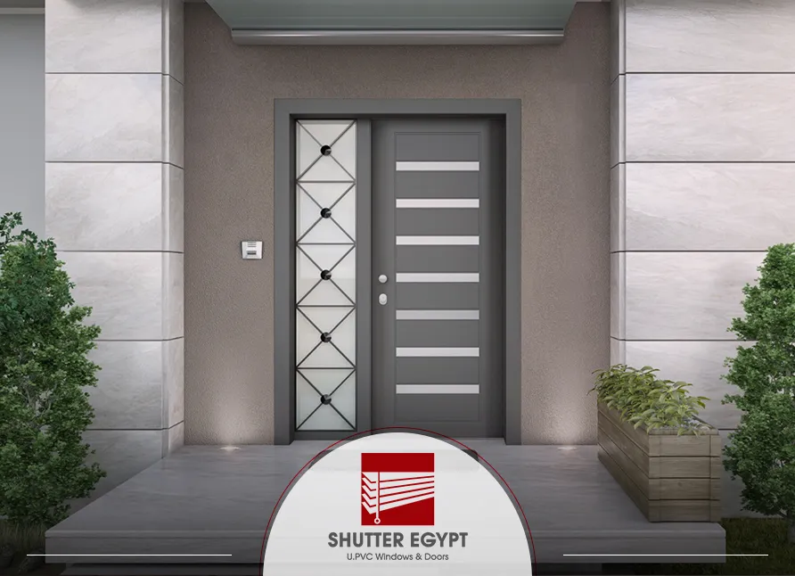 Tempered glass doors
